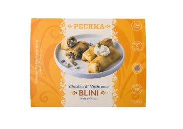 Pechka Frozen Blini Chicken And Mushroom, 400g